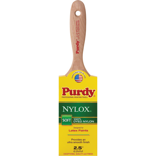 Pinceau Nylox Sprig, Nylon, Manche Bois, Largeur de 2-1/2" Equipex