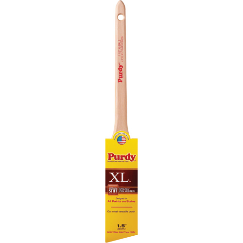 XL Dale Paint Brush, Poly/Nylon, Wood Handle, 1-1/2" Width Equipex