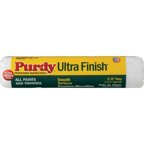 Ultra Finish Roller Cover, 9.5 mm (3/8") Nap, 240 mm (9-1/2") L Equipex