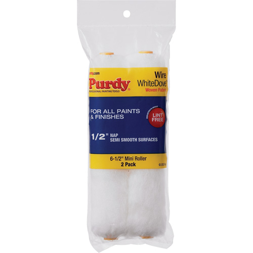 Mini rouleau en fil m&eacute;tallique Dove, Nap 12,7 mm (1/2"), 165 mm (6-1/2") l Equipex