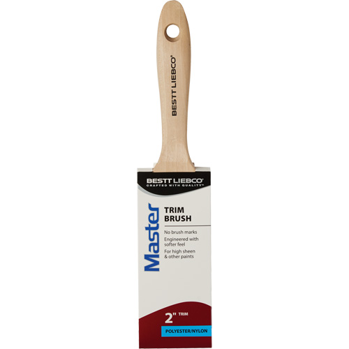 Pinceau pour garnitures Master, Poly/nylon, Manche Bois, Largeur de 2" Equipex