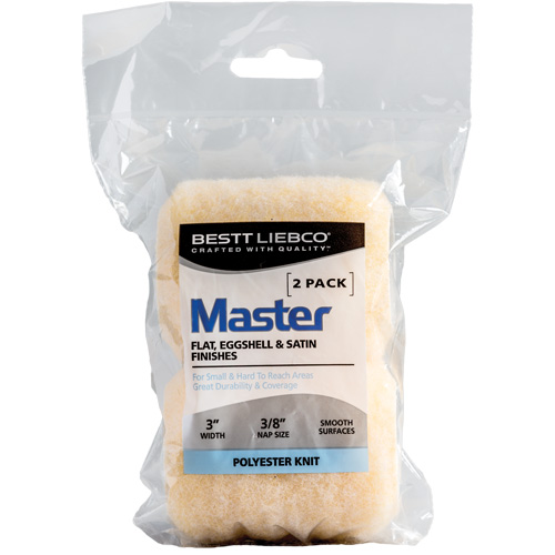 Master Trim and Traffic Roller Refill, 10 mm (3/8") Nap, 75 mm (3") L Equipex