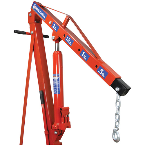 Grues d'atelier escamotables de 2 tonnes, Capacit&eacute; 4000 lb (2 tonnes) Equipex