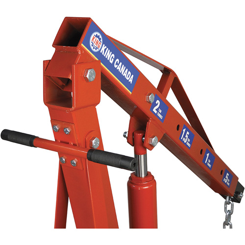 Grues d'atelier escamotables de 2 tonnes, Capacit&eacute; 4000 lb (2 tonnes) Equipex