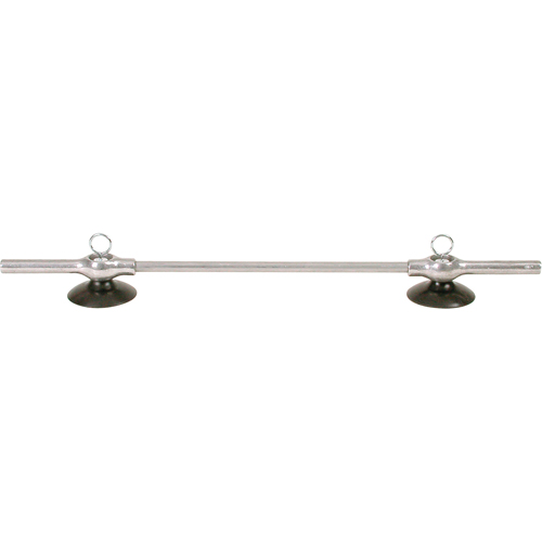 Vacuum Cups - Two-Man Vacuum Lifter - Double Cup, 75 lbs. Capacity, 9/32", Pull-ring, 31" Handle Length Equipex