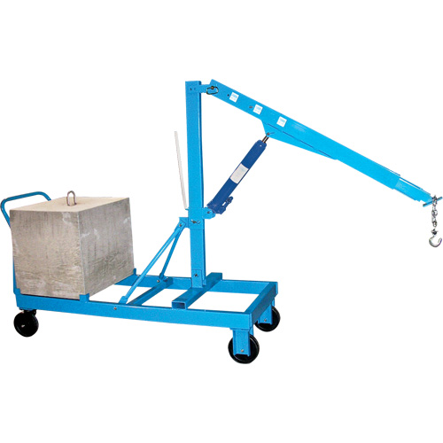Floor Cranes - Reverse Boom, 8' Lift, 1000 lbs. (0.5 tons), 57" Arm, 78" H Equipex
