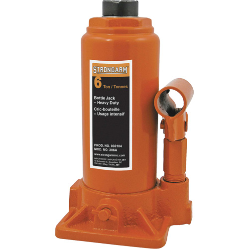 306A Bottle Jack, 6 Ton(s), 16" Raised Height Equipex