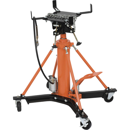 High Lift Air/Hydraulic 2-Stage Transmission Jack, 1 Ton(s) Lifting Capacity Equipex