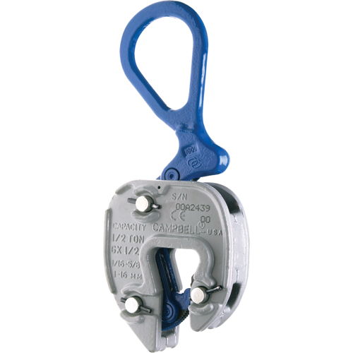 GX Lifting Clamps, 2000 lbs. (1 tons), 1/16" - 3/4" Jaw Opening Equipex
