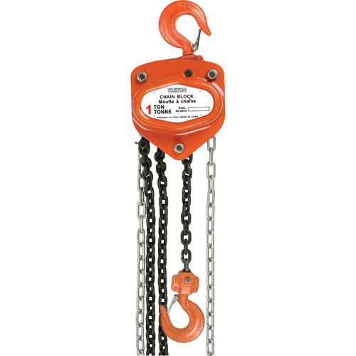 Chain Hoist, 10' Lift, 1000 lbs. Capacity, Alloy Steel Chain Equipex