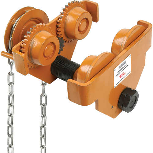 Adjustable Trolleys, 1000 lbs. (0.5 tons) Capacity, 2-11/16" - 5-1/4" Equipex