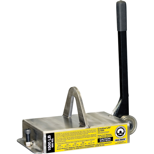 Creative Lift&reg; Magnets, 1500 lbs. (0.75 tons) Holding Cap., 14-3/4" L x 7-1/4" W x 6-3/4" H Equipex