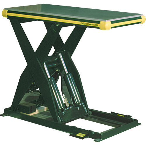 Hydraulic Backsaver Scissor Lift Table, Steel, 48" L x 48" W, 4000 lbs. Capacity Equipex
