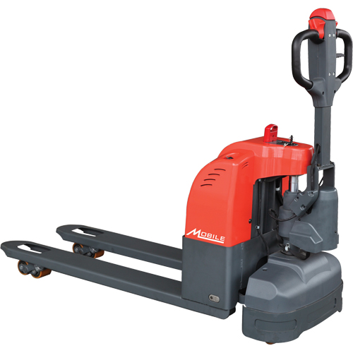 Transpalette &eacute;lectrique autopropuls&eacute; ESET33N, Capacit&eacute; 3300 lb, 45" lo x 21,25" la Equipex