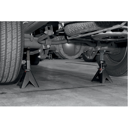 Jack Stands, Locking Pin, 3 tons Capacity, 11-4/5" - 17-9/10" H Equipex