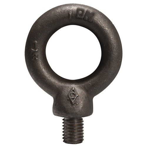Boulons &agrave; œil pour machinerie, 5/8" dia, 1-3/4" lo, Fini naturel sans enduit, 4000 lb (2 tonnes) capacit&eacute; Equipex