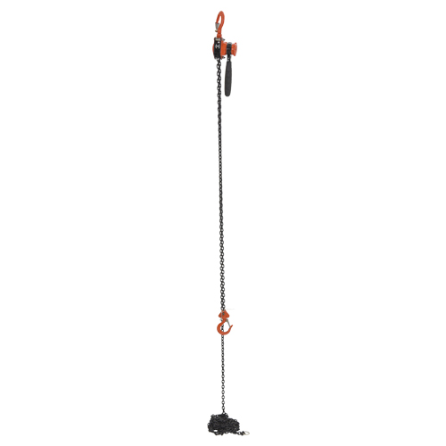 Mini palan &agrave; levier, Lev&eacute;e 15', Cabacit&eacute; 500 lb (0,25 tonne), Chaîne en Acier Equipex