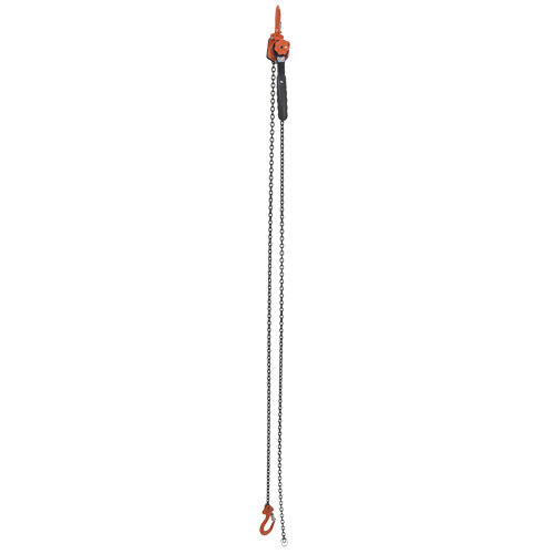 Mini palan &agrave; levier, Lev&eacute;e 10', Cabacit&eacute; 1000 lb (0,5 tonne), Chaîne en Acier Equipex
