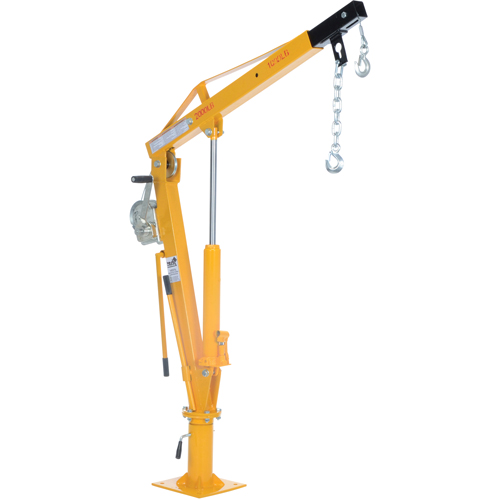Grue &agrave; fl&egrave;che pour camion actionn&eacute;e par treuil, Capacit&eacute; de 1000 lb (0,5 tonne), Limite de 86-1/2" Equipex