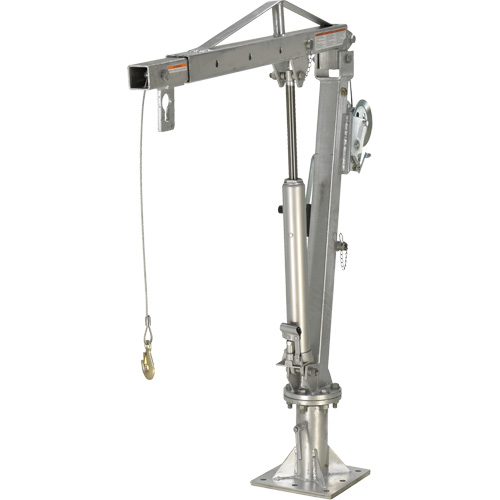 Winch Operated Truck Jib Crane, 1000 lbs. (0.5 tons) Capacity, 97" Max. Clearance Equipex