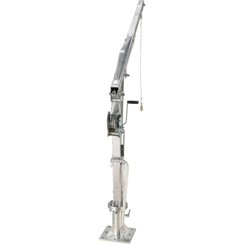Winch Operated Truck Jib Crane, 1000 lbs. (0.5 tons) Capacity, 97" Max. Clearance Equipex