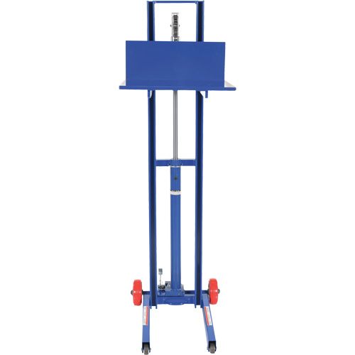 Hydraulic Platform Lift Stacker, Foot Pump Operated, 400 lbs. Capacity, 51-1/8" Max Lift Equipex