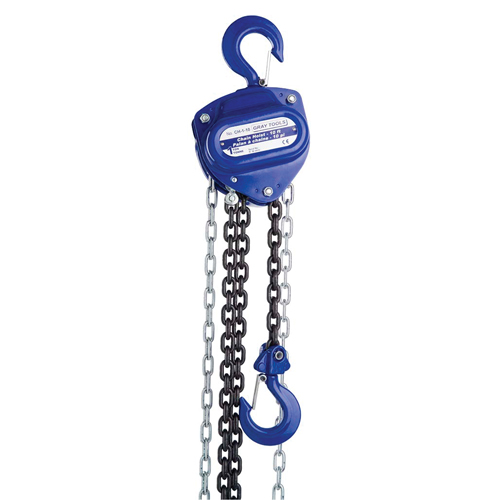 Chain Hoist, 10' Lift, 2000 lbs. (1 tons) Capacity, Load Chain Grade 80 Chain Equipex