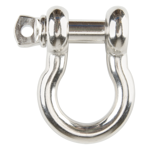 Manille d'ancrage &agrave; vis, 1/4", Cheville &agrave; vis, Acier inoxydable Equipex