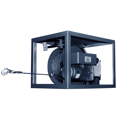 Palan &eacute;lectrique &agrave; c&acirc;ble d'acier avec enrouleur Gripwinch Equipex