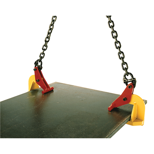Topal Horizontal Lifting Plate Clamp TLH1 0-60, 2200 lbs. (1.1 tons) Limit, 0" - 2-3/8" Jaw Equipex