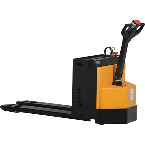 Fully Powered Electric Pallet Truck, 4500 lbs. Cap., 48" L x 30.25" W Equipex