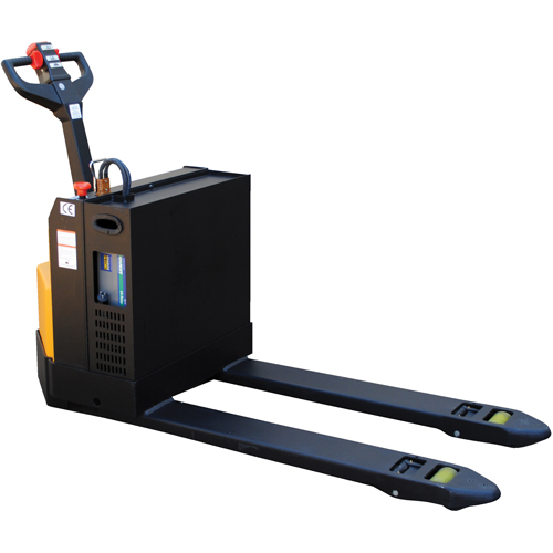 Transpalette &eacute;lectrique motoris&eacute;, Capacit&eacute; 4500 lb, 48" lo x 30,25" la Equipex