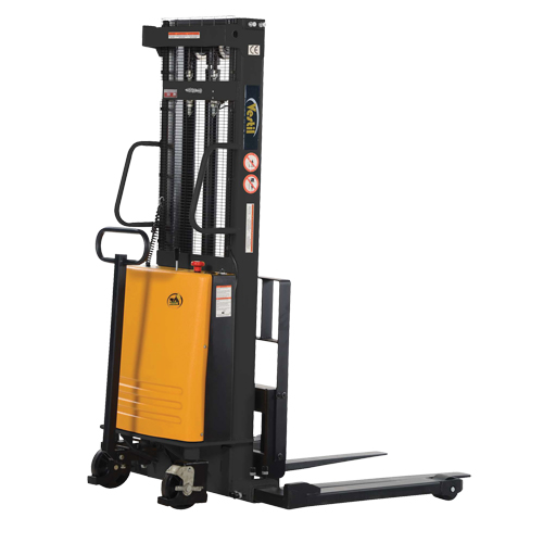 Gerbeur pour chariot &eacute;l&eacute;vateur, Fonctionnement &eacute;lectrique, Capacit&eacute; 2000 lb, Lev&eacute;e max 118" Equipex