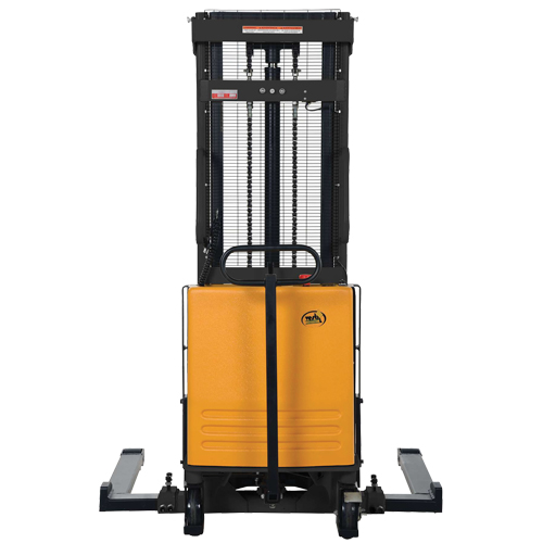 Gerbeur pour chariot &eacute;l&eacute;vateur, Fonctionnement &eacute;lectrique, Capacit&eacute; 2000 lb, Lev&eacute;e max 118" Equipex