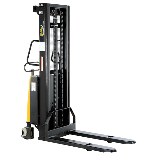 Gerbeur pour chariot &eacute;l&eacute;vateur, Fonctionnement &eacute;lectrique, Capacit&eacute; 2000 lb, Lev&eacute;e max 118" Equipex