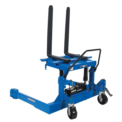 Basculeur ergonomique &agrave; chevauchement, Bascule 90°, Capacit&eacute;e 2000 lb, 72-13/16" lo x 57-1/4" la x 29-1/4" h Equipex