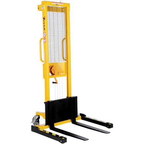 Manual Stacker, Hand Winch Operated, 770 lbs. Capacity, 60" Max Lift Equipex