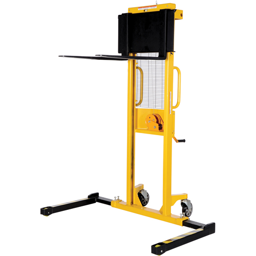 Manual Stacker, Hand Winch Operated, 770 lbs. Capacity, 60" Max Lift Equipex