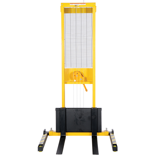 Manual Stacker, Hand Winch Operated, 770 lbs. Capacity, 60" Max Lift Equipex