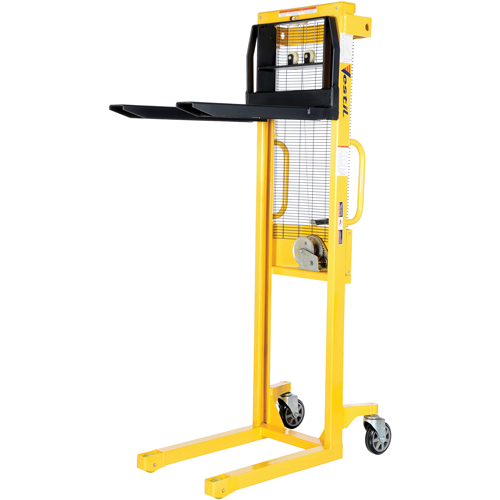 Gerbeur manuel, Fonctionnement Treuil manuel, Capacit&eacute; 770 lb, Lev&eacute;e max 60" Equipex