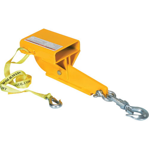 Crochet de levage avec tendeur automatique, Ouverture des fourches 5-1/2" x 1-1/2" Equipex