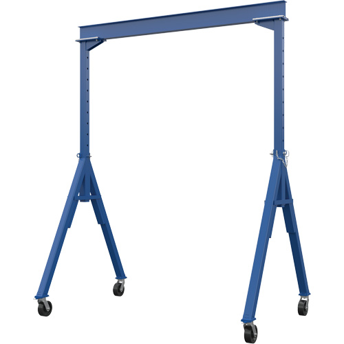 Adjustable Height Gantry Crane, 10' L, 2000 lbs. (1 tons) Capacity Equipex