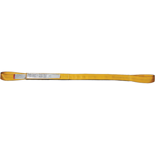 Lifting Sling, Double Ply, Double Eye, Type 3, 2" W x 20' L, 6200 lbs. Vertical Cap. Equipex