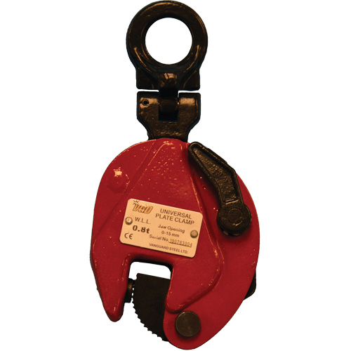 VUPC Universal Lifting Clamp, 4000 lbs. (2 tons), 0" - 1" Jaw Opening Equipex