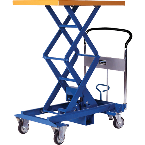 Dandy Lift Scissor Lift Table, 34-4/5" L x 23-3/5" W, Steel, 770 lbs. Capacity Equipex
