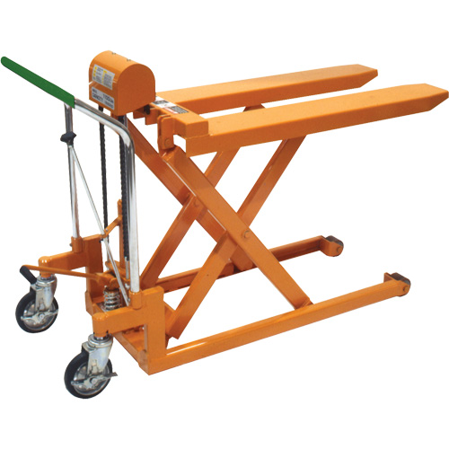 Dandy Lift Scissor Fork Lift Table, 37.1" L x 19.7" W, Steel, 1100 lbs. Capacity Equipex