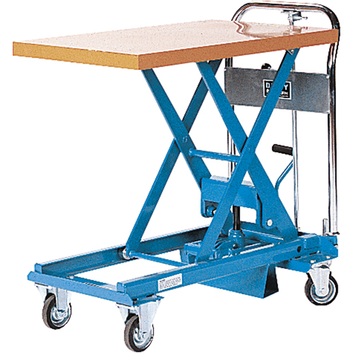 Dandy Lift Scissor Lift Table, 31-1/2" L x 19-7/10" W, Steel, 550 lbs. Capacity Equipex