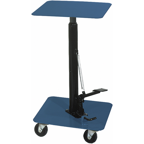 Table de travail hydraulique, 16'' lo x 16'' la, Acier, Capacit&eacute; 200 lb Equipex