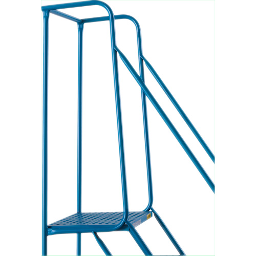CSA-Certified Rolling Step Ladder, 5 Steps, 22" Step Width, 46" Platform Height, Steel Equipex