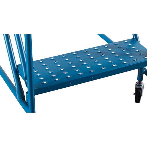 CSA-Certified Rolling Step Ladder, 5 Steps, 22" Step Width, 46" Platform Height, Steel Equipex